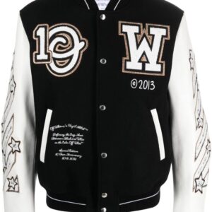 Off-White  Logic varsity jacket