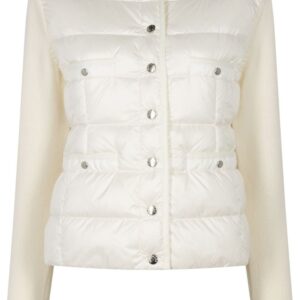 Moncler  knitted-sleeves padded jacket