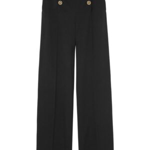 Versace  high-waist wide-leg trousers