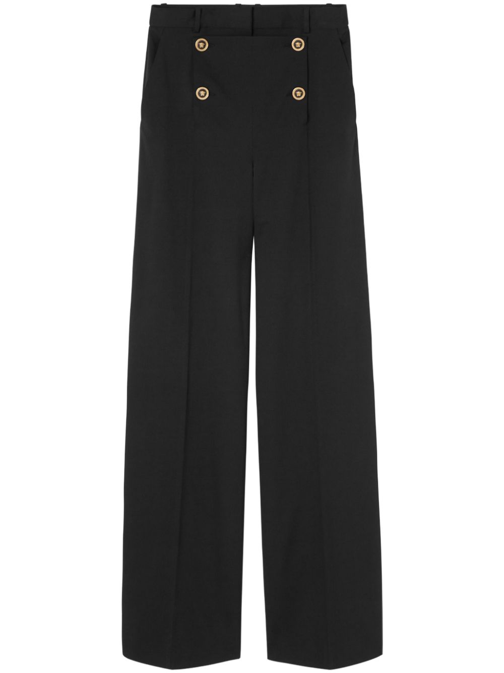 Versace high-waist wide-leg trousers