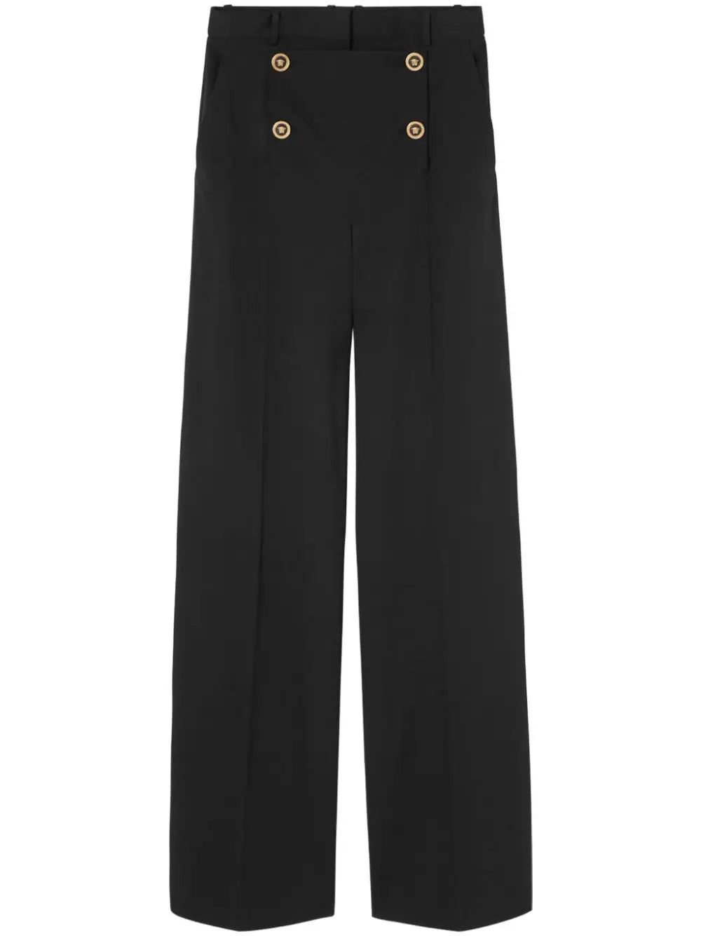Versace high-waist wide-leg trousers
