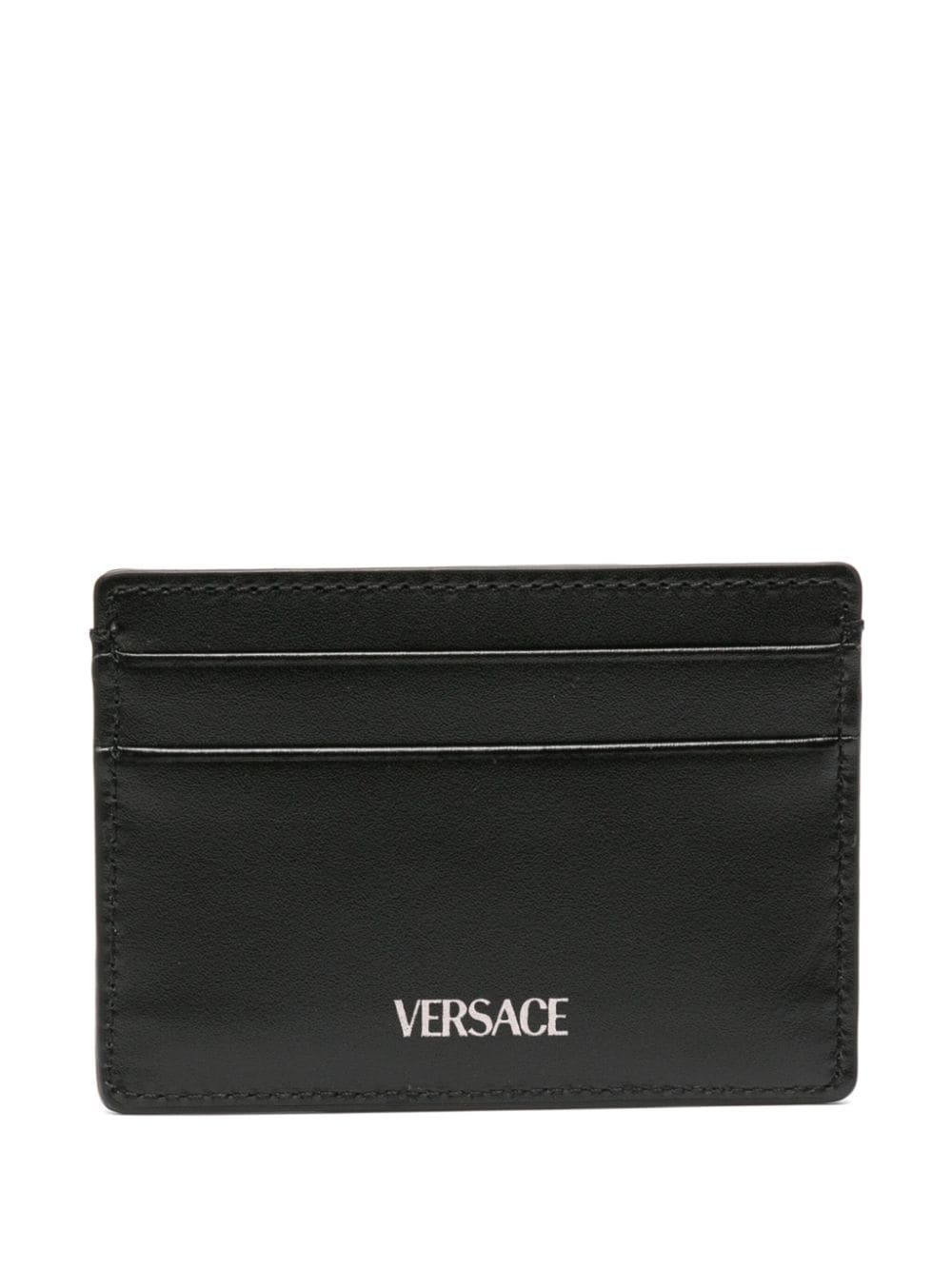Versace Barocco-jacquard leather cardholder - Image 2