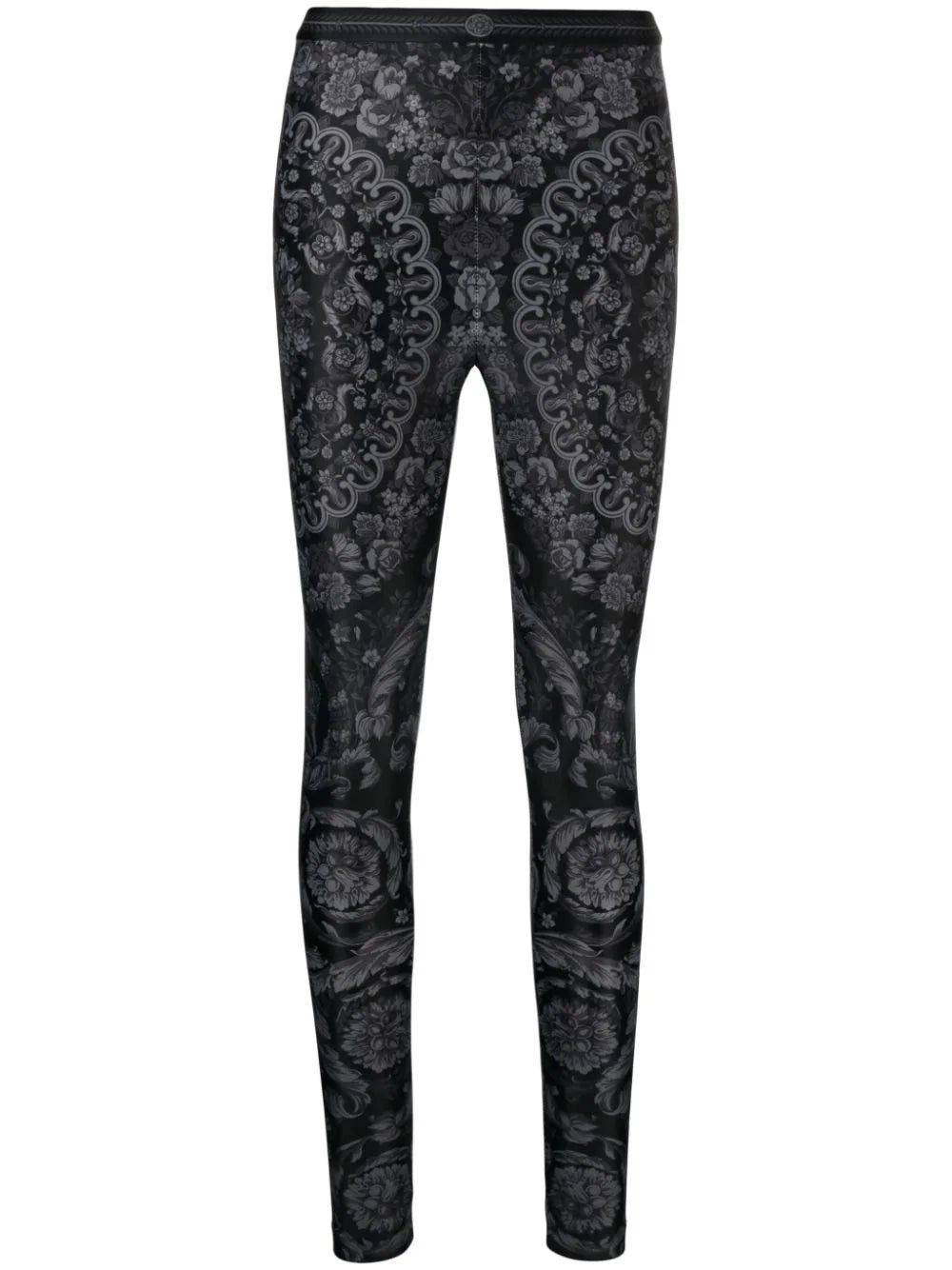Versace Barocco-print leggings