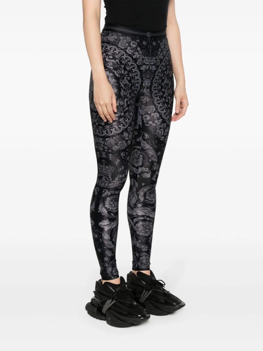 Versace Barocco-print leggings - Image 3