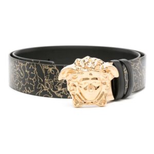 Versace  La Medusa reversible leather belt