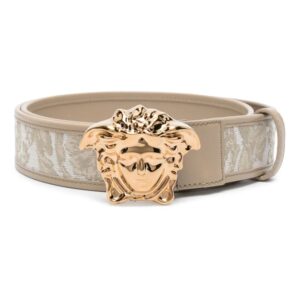Versace  Barocco La Medusa leather belt