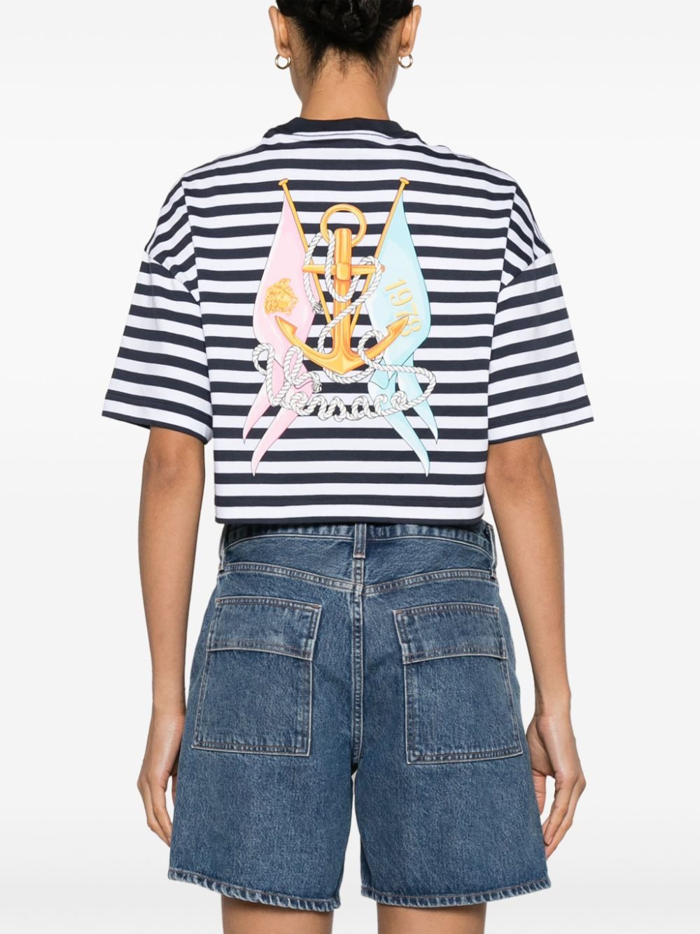 Versace L'Ancora Versace cropped T-shirt - Image 4
