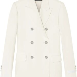 Versace double-breasted wool blazer