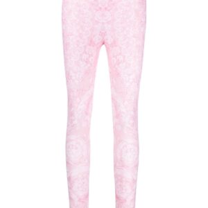 Versace Barocco-print jersey leggings