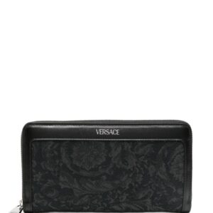 Versace Barocco jacquard wallet