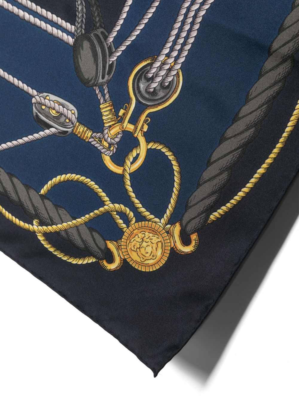 Versace Chain Couture silk scarf - Image 2