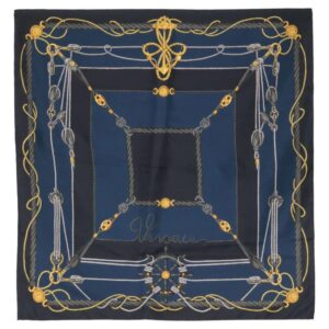 Versace  Chain Couture silk scarf