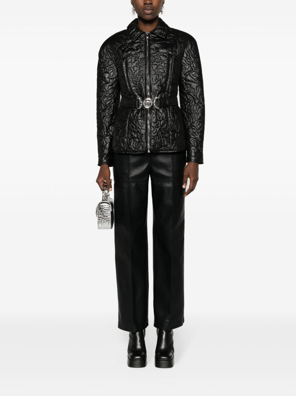 Versace Barocco-quilted padded jacket - Image 2