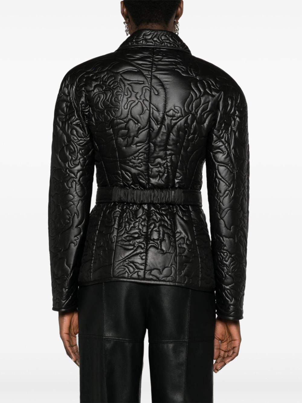 Versace Barocco-quilted padded jacket - Image 4
