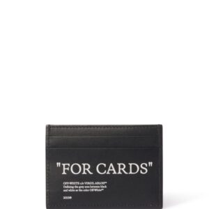 Off-White Quote Bookish X-Ray leather cardholder