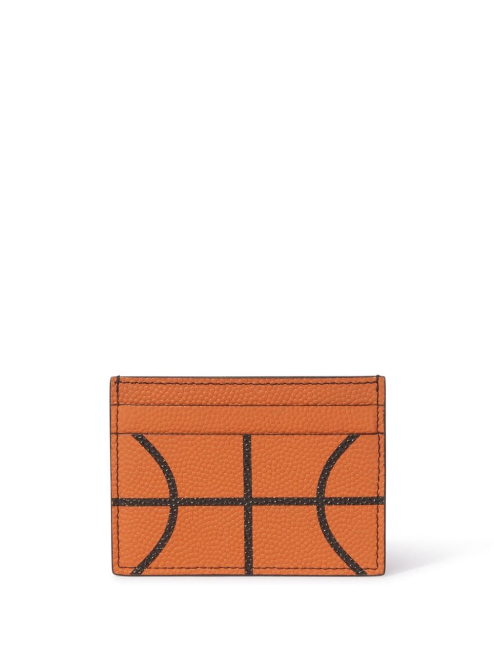 Off-White Basketball logo-print leather card case - Image 2