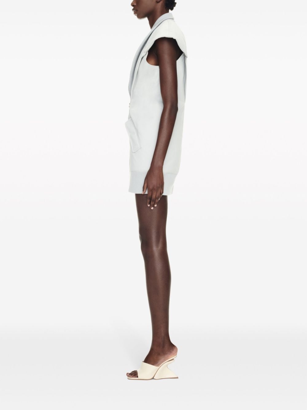 Off-White Co S/S sleeveless padded minidress - Image 4