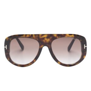 TOM FORD Eyewear Cecil tortoiseshell D-frame sunglasses