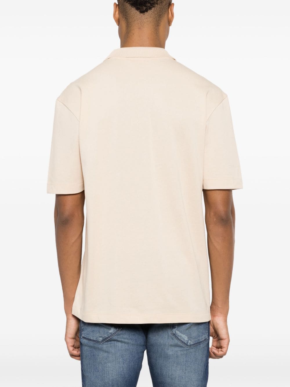 HUGO logo-print cotton polo shirt - Image 4