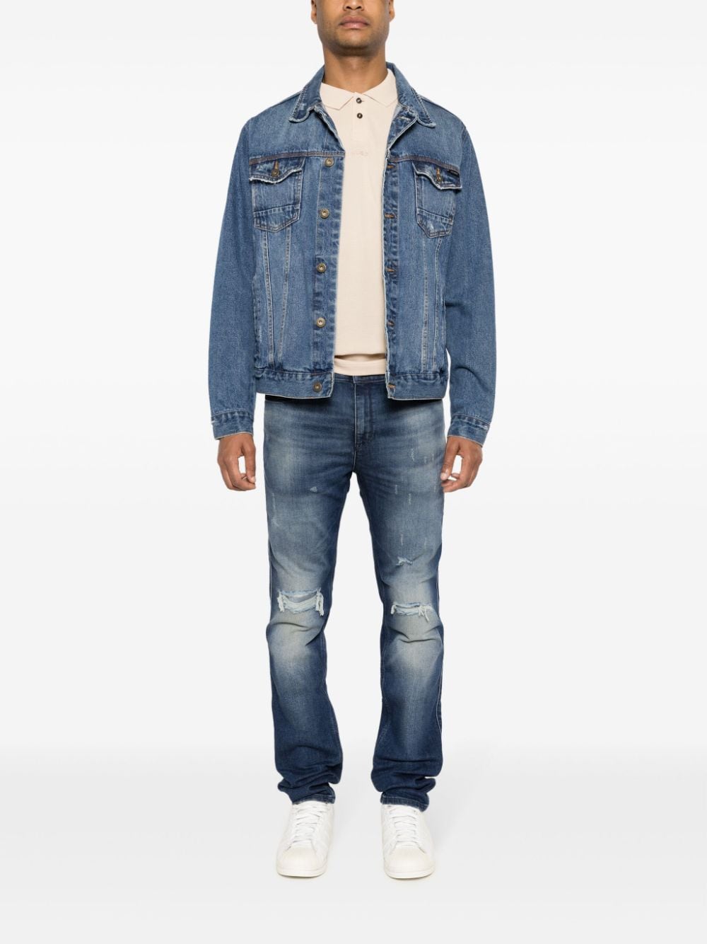 HUGO logo-print cotton polo shirt - Image 2