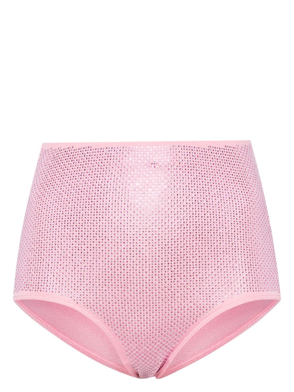 Patrizia Pepe rhinestone-embellished high-waisted briefs