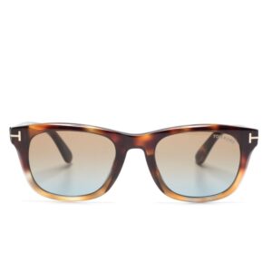 TOM FORD Eyewear tortoiseshell wayfarer-frame glasses