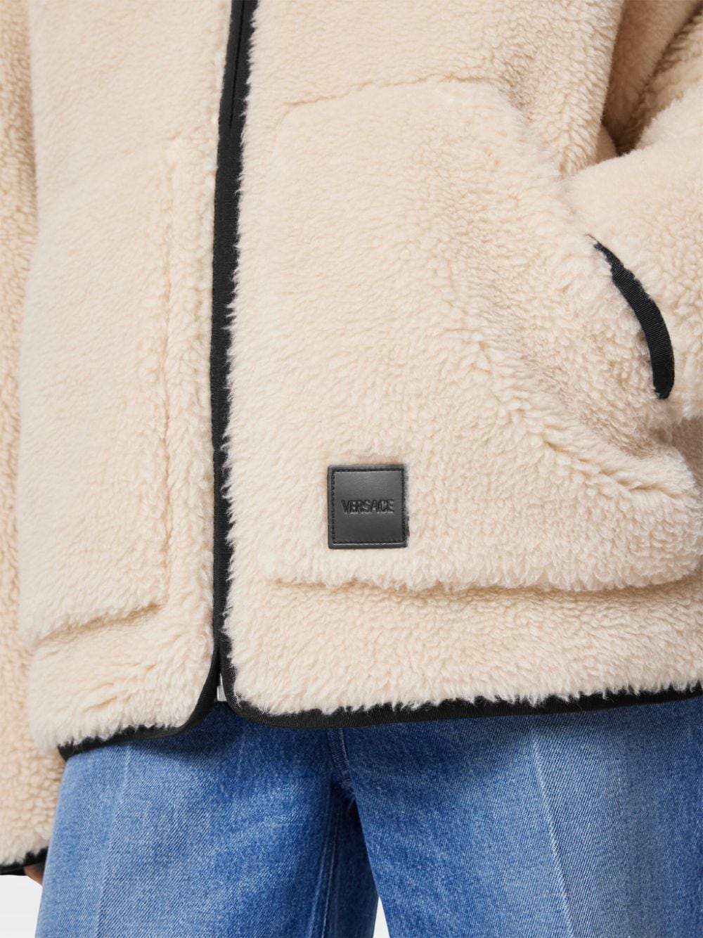 Versace Barocco-print reversible bomber jacket - Image 4