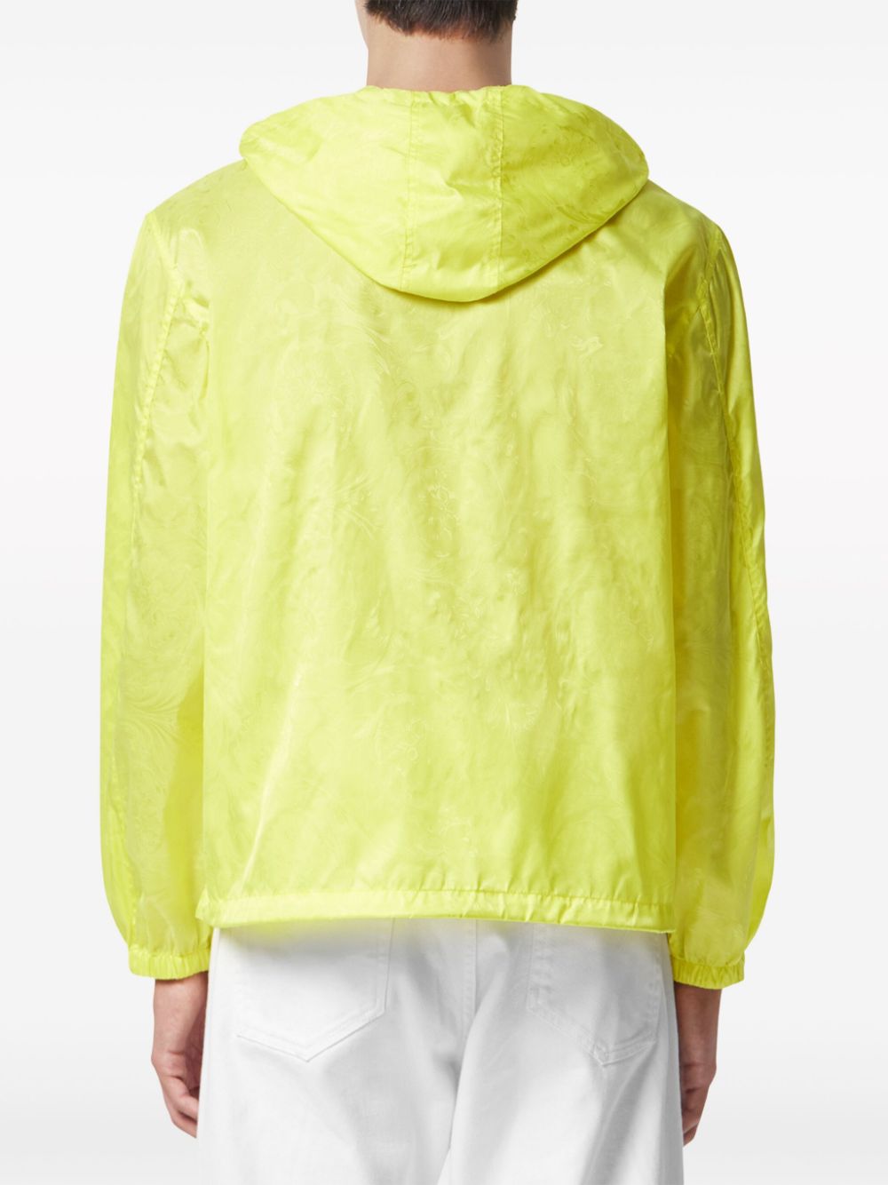 Versace Barocco-jacquard drawstring hooded jacket - Image 3