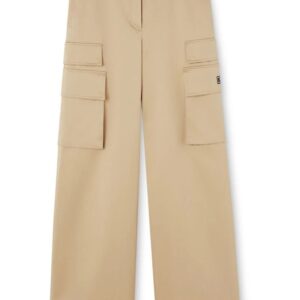 Versace  high-waist wide-leg trousers