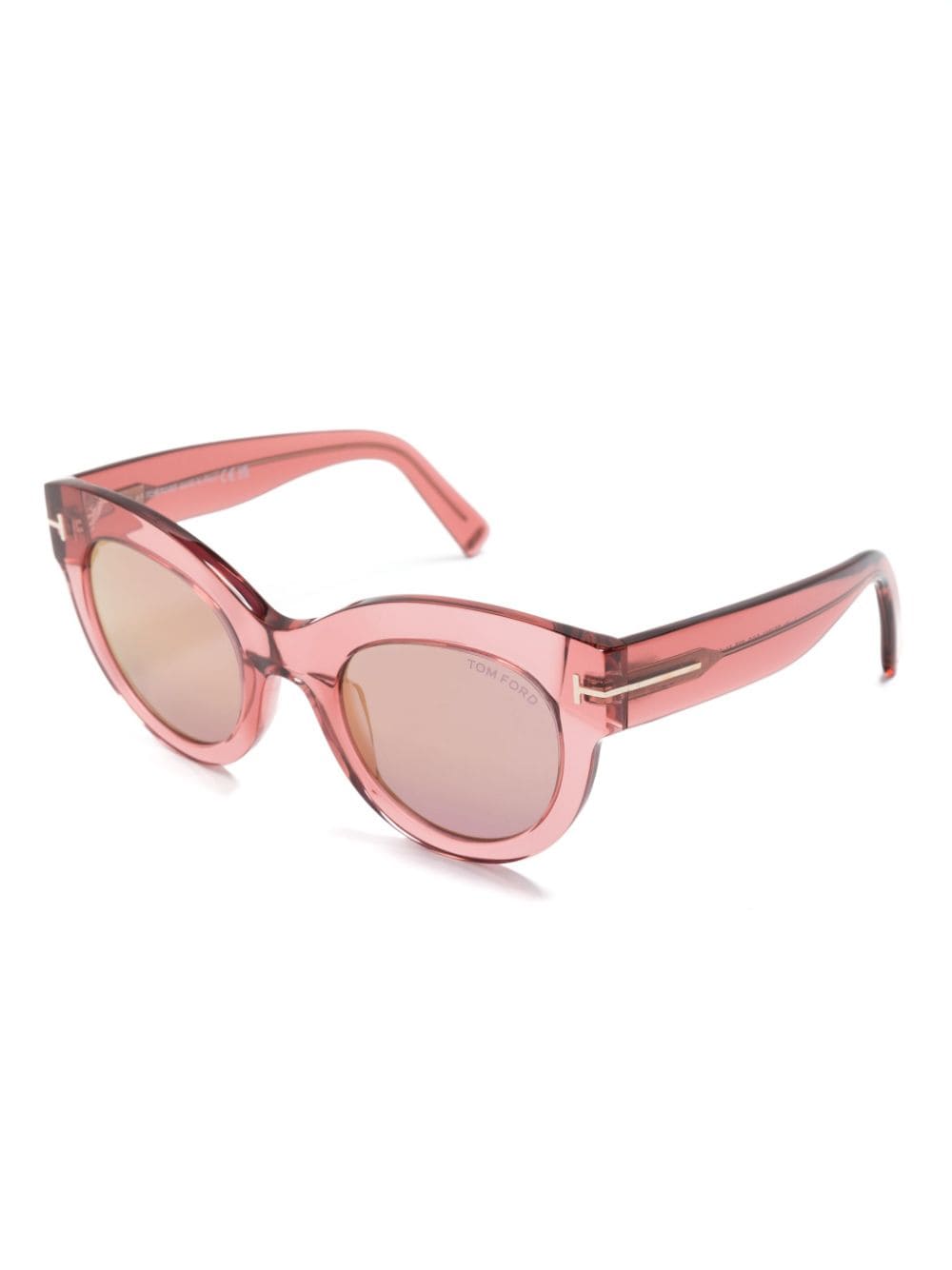 TOM FORD Eyewear Lucilla oversize-frame sunglasses - Image 2