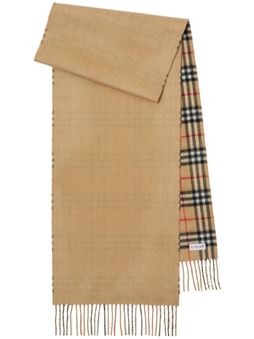 Burberry checked cashmere scarf