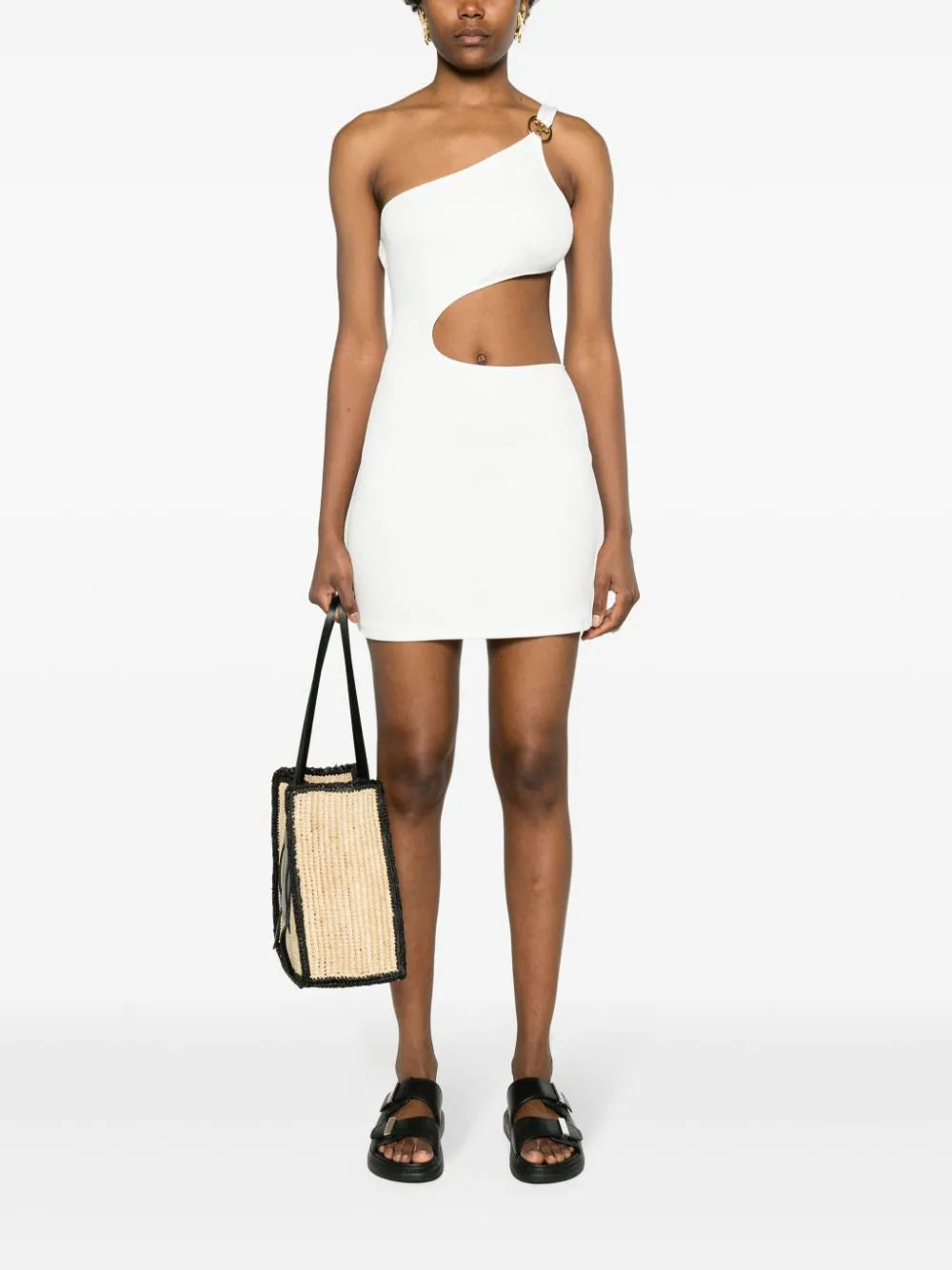 Moschino one-shoulder cut-out minidress - Image 2