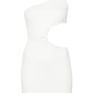 Moschino one-shoulder cut-out minidress