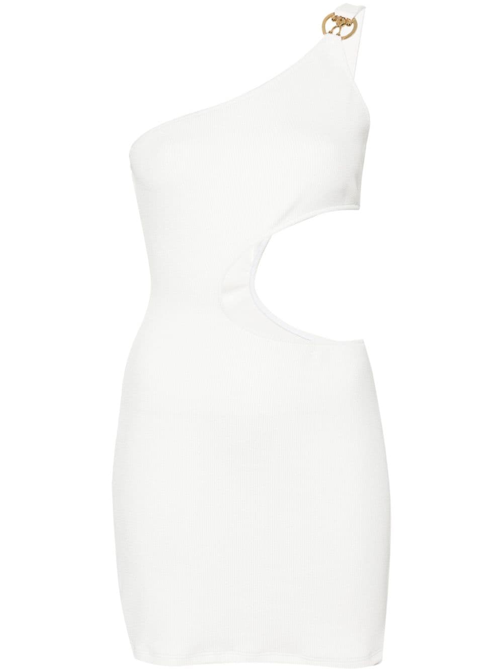 Moschino one-shoulder cut-out minidress