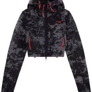 Diesel Awwt-Cynthia-Wt40 cropped jacket
