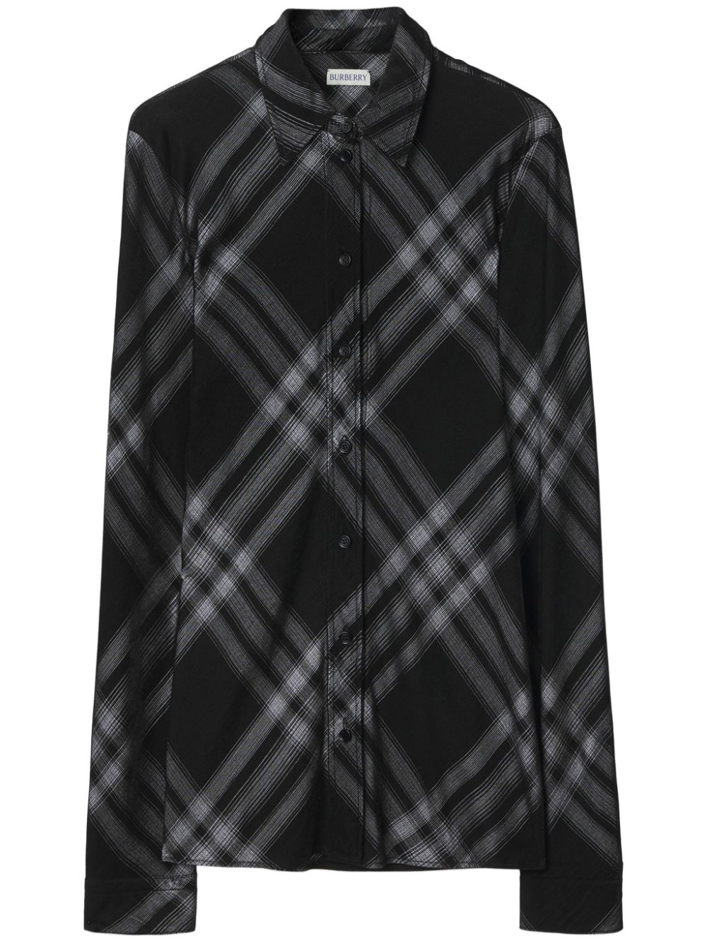 Burberry check-print long-sleeve shirt