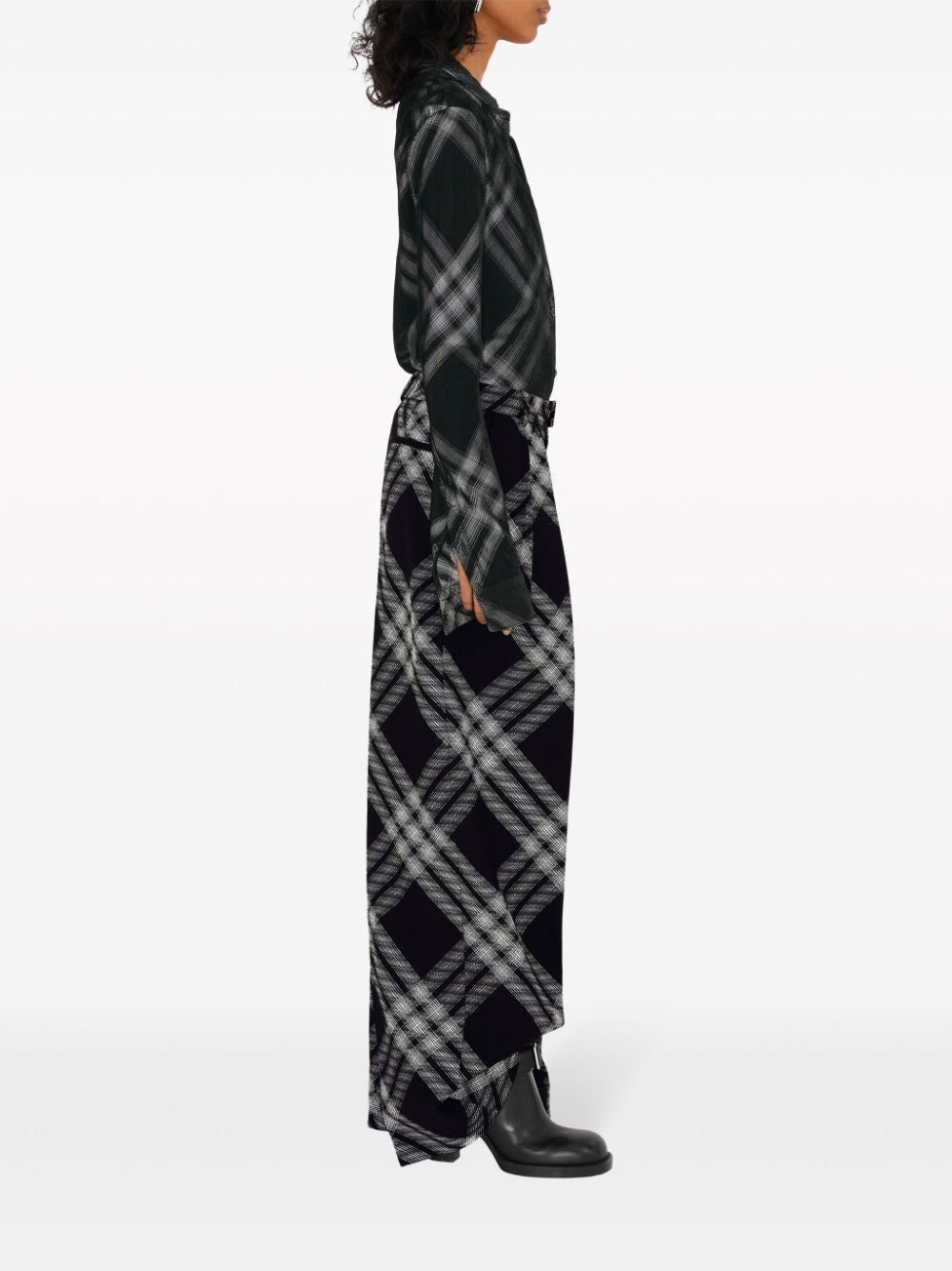 Burberry check-print long-sleeve shirt - Image 3