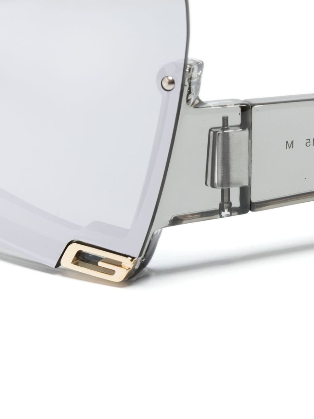 Gucci Eyewear logo-plaque shield-frame sunglasses - Image 3