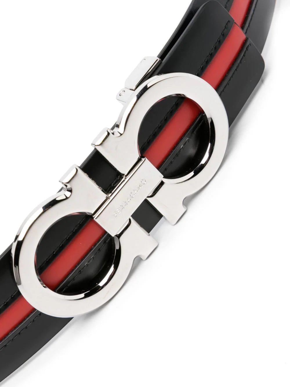 Ferragamo Gancini-buckle leather belt - Image 2