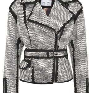 Philipp Plein  crystal-embellished jacket