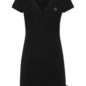 Philipp Plein rhinestone-embellished T-shirt dress