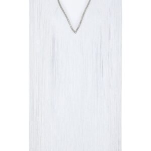 Philipp Plein fringed v-neck mini dress