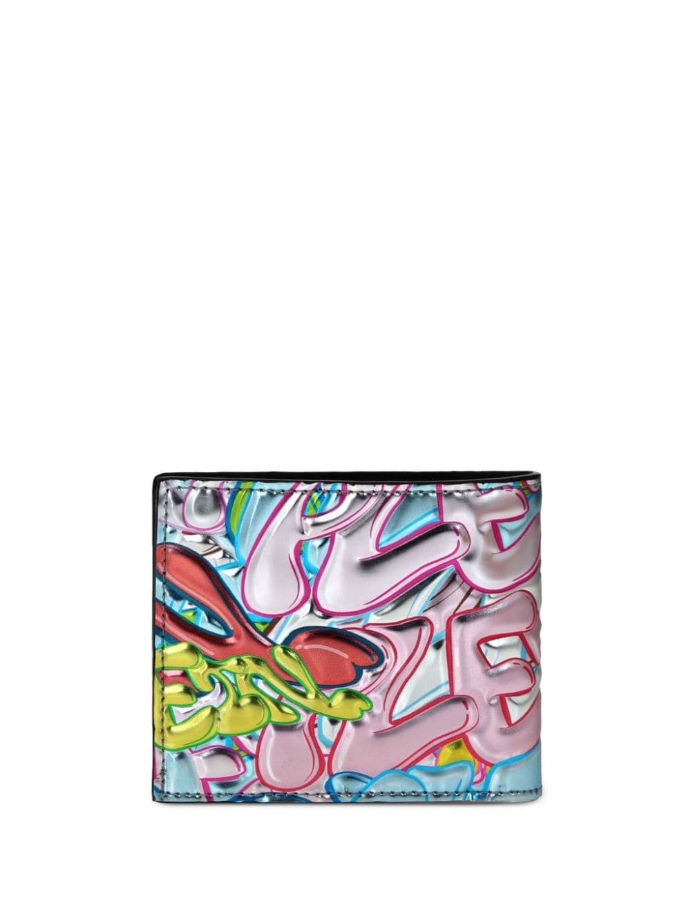 Philipp Plein graffiti-print leather wallet - Image 2