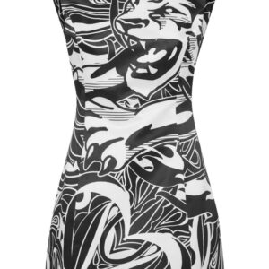 Philipp Plein Duchesse cap-sleeve minidress