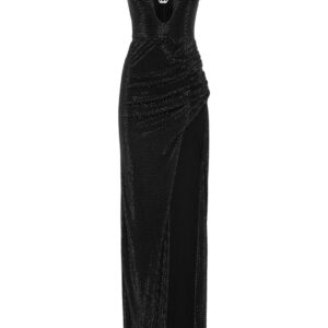 Philipp Plein cut-out draped long dress