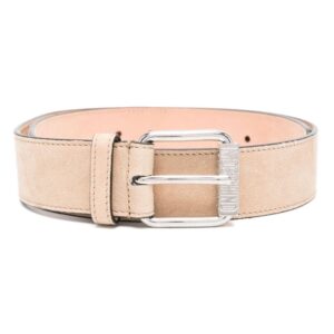 Louis Vuitton logo-engraved leather belt