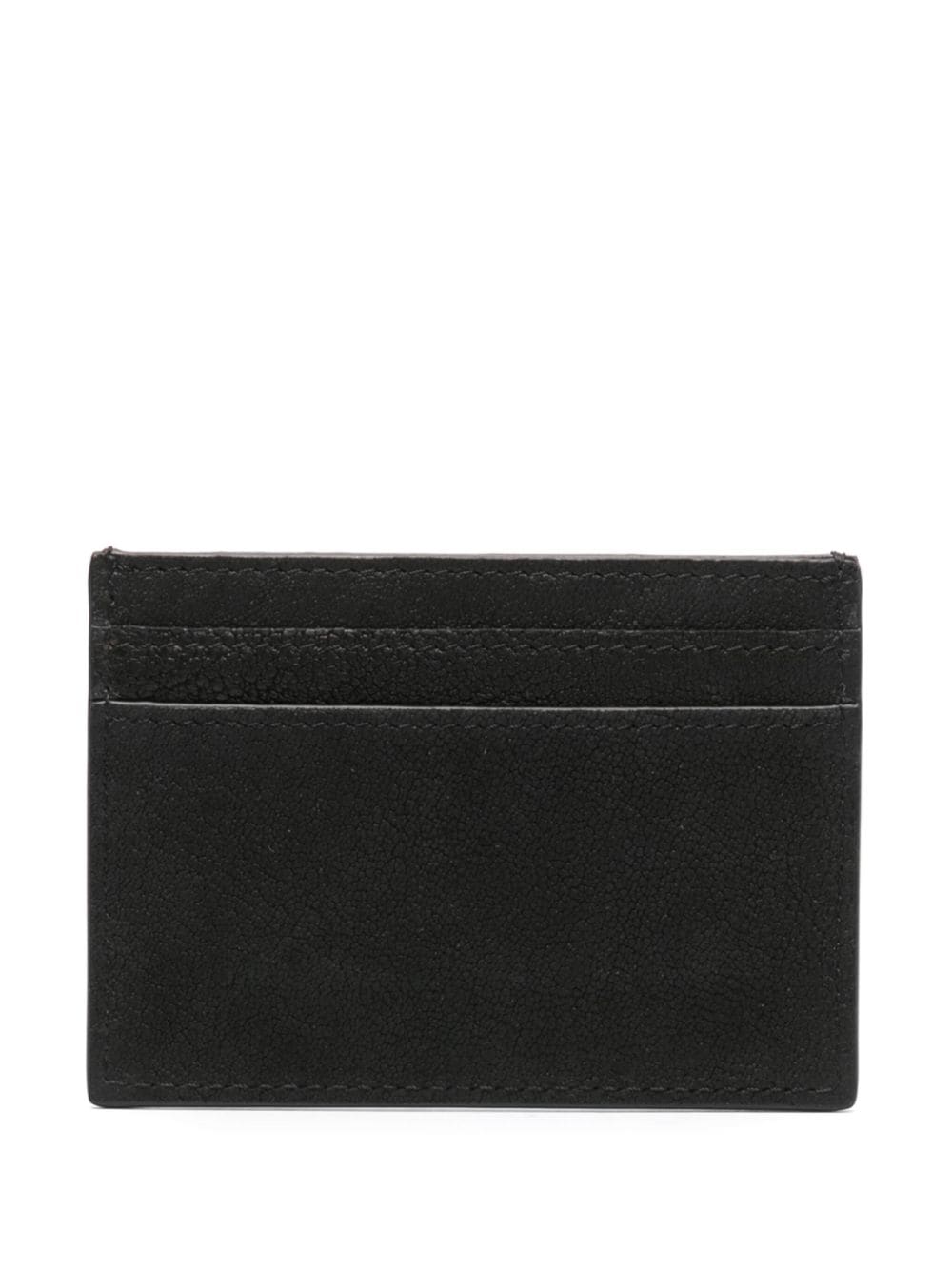 Moschino logo-lettering leather cardholder - Image 2