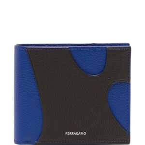 Ferragamo panelled bi-fold leather wallet