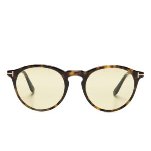 TOM FORD Eyewear Arele tortoiseshell pantos-frame sunglasses