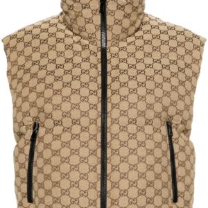 Gucci GG Supreme padded gilet